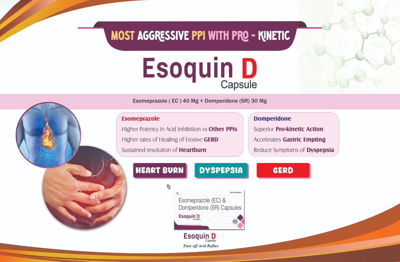 Esoquin-D Capsule promotional sheet