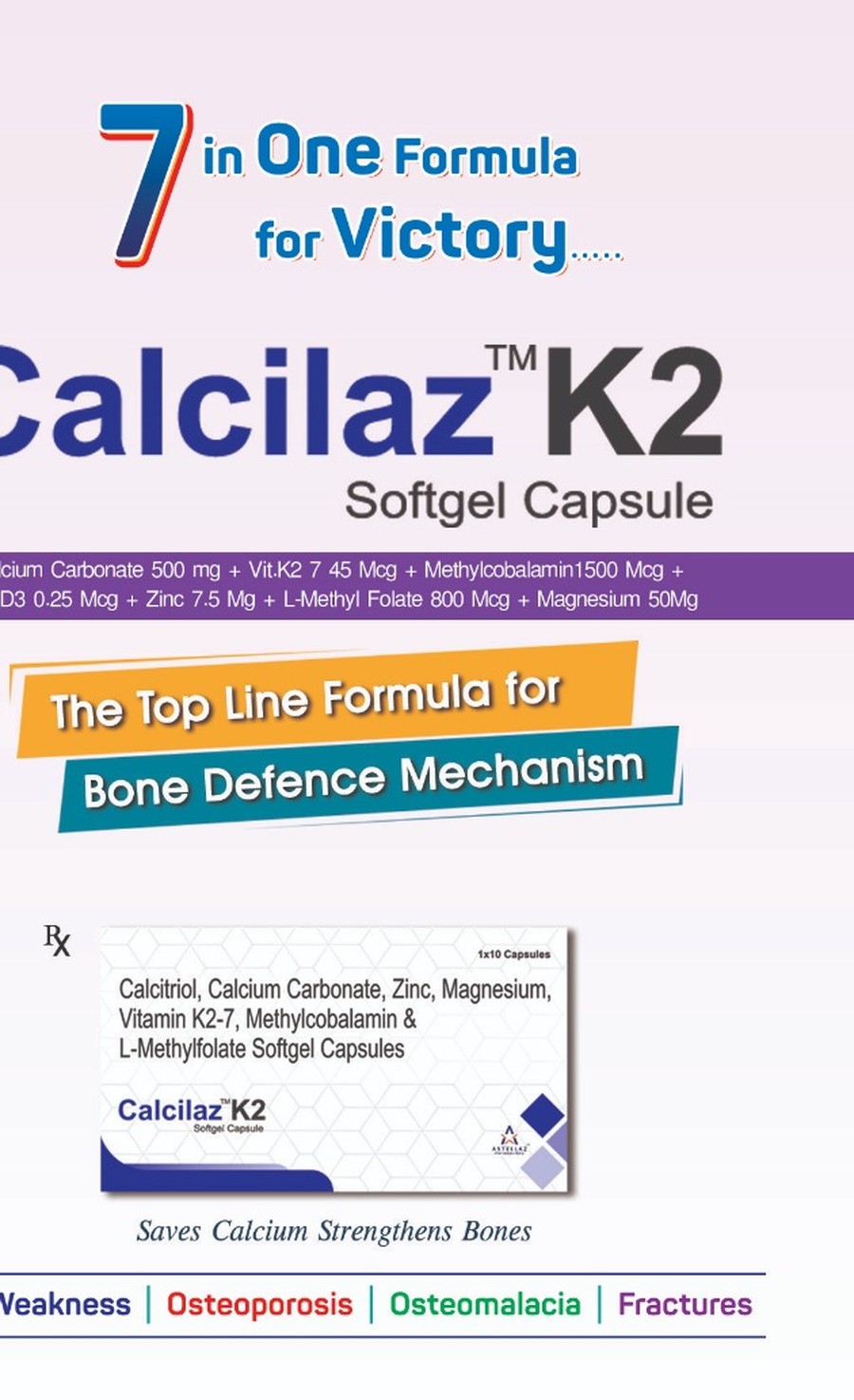 Calcilaz-K2 Softgel Capsule pack