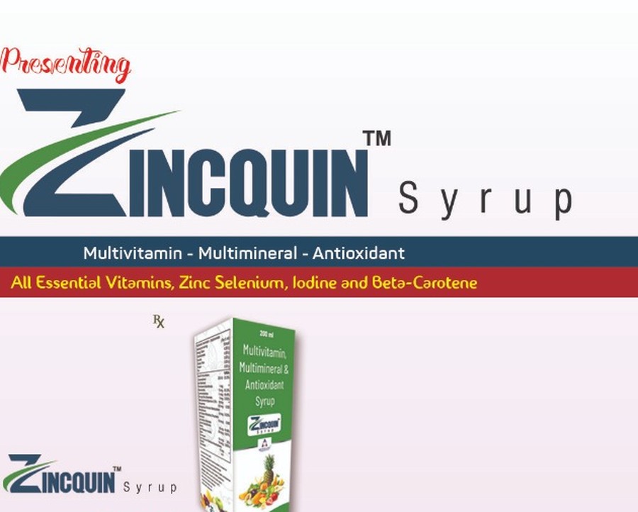 Zincquin Syrup pack shot